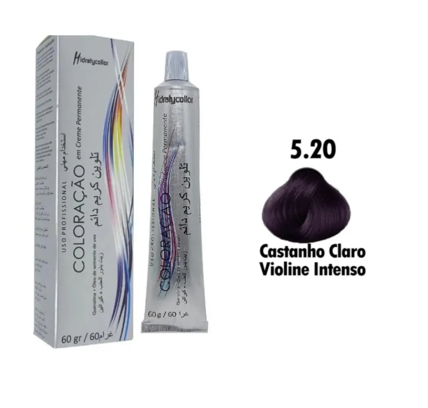 TINTA COLORAçãO PROFISSIONAL PARA CABELO MAIRIBEL 60G 520