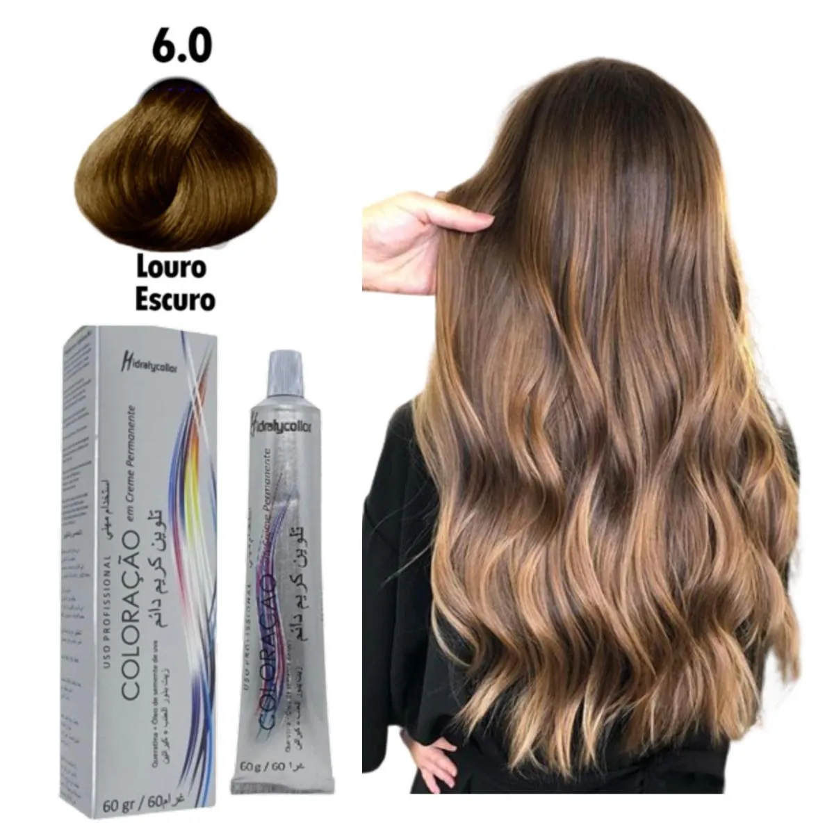 TINTA COLORAçãO PROFISSIONAL PARA CABELO MAIRIBEL 60G 60