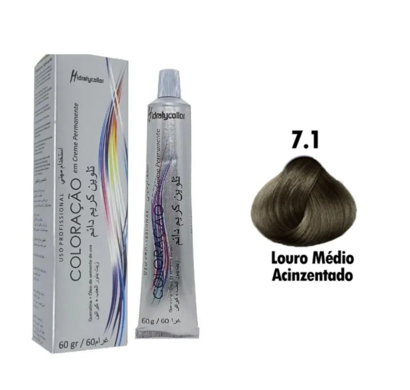 TINTA COLORAçãO PROFISSIONAL PARA CABELO MAIRIBEL 60G 71
