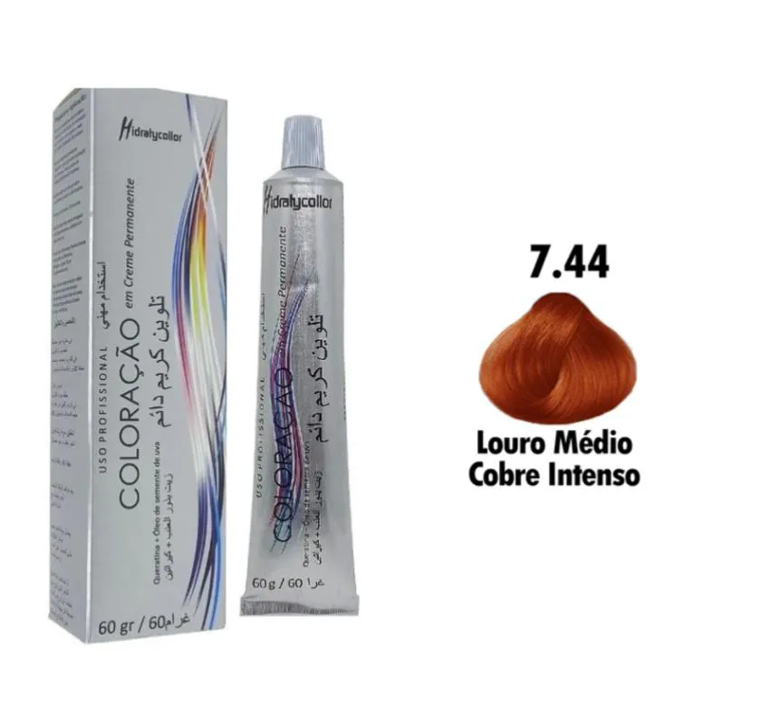 TINTA COLORAçãO PROFISSIONAL PARA CABELO MAIRIBEL 60G 744