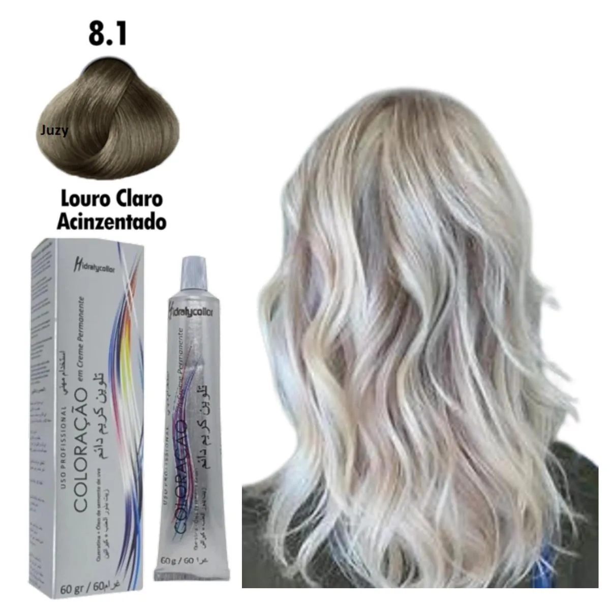 TINTA COLORAçãO PROFISSIONAL PARA CABELO MAIRIBEL 60G 81