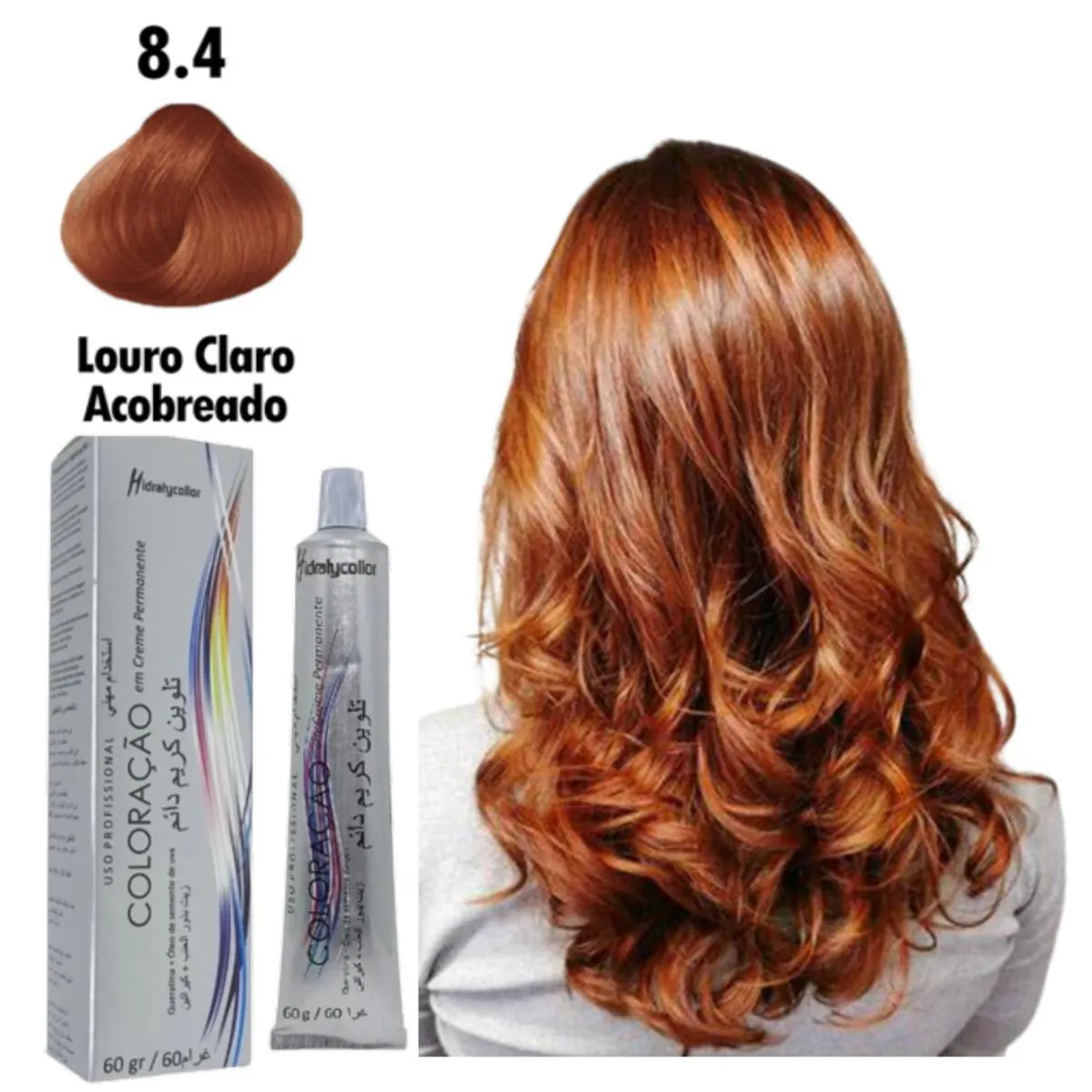 TINTA COLORAçãO PROFISSIONAL PARA CABELO MAIRIBEL 60G 84