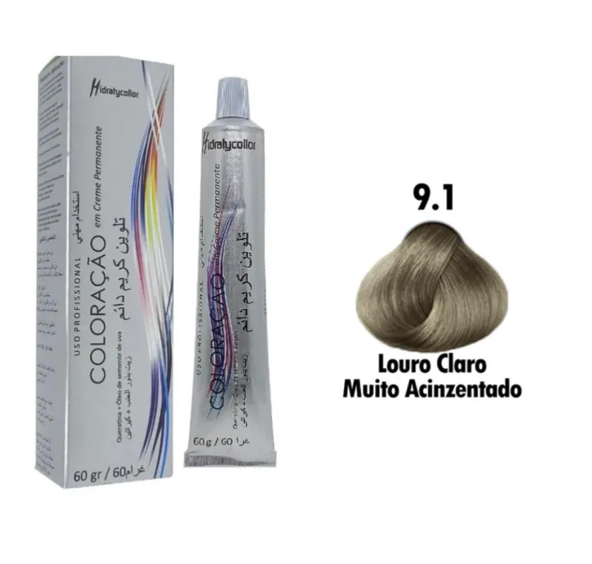 TINTA COLORAçãO PROFISSIONAL PARA CABELO MAIRIBEL 60G 91