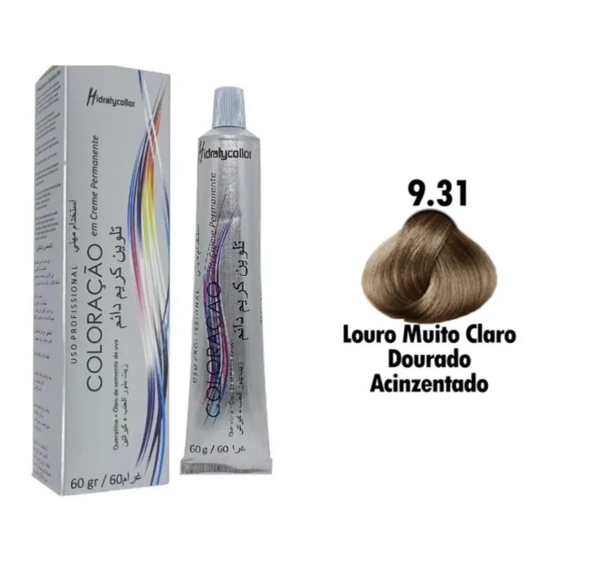 TINTA COLORAçãO PROFISSIONAL PARA CABELO MAIRIBEL 60G 931