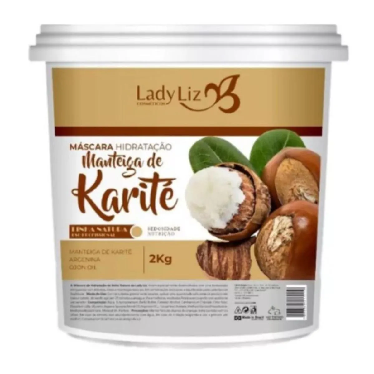 MáSCARA DE HIDRATAçãO LADY LIZ - KáRITE 2KG