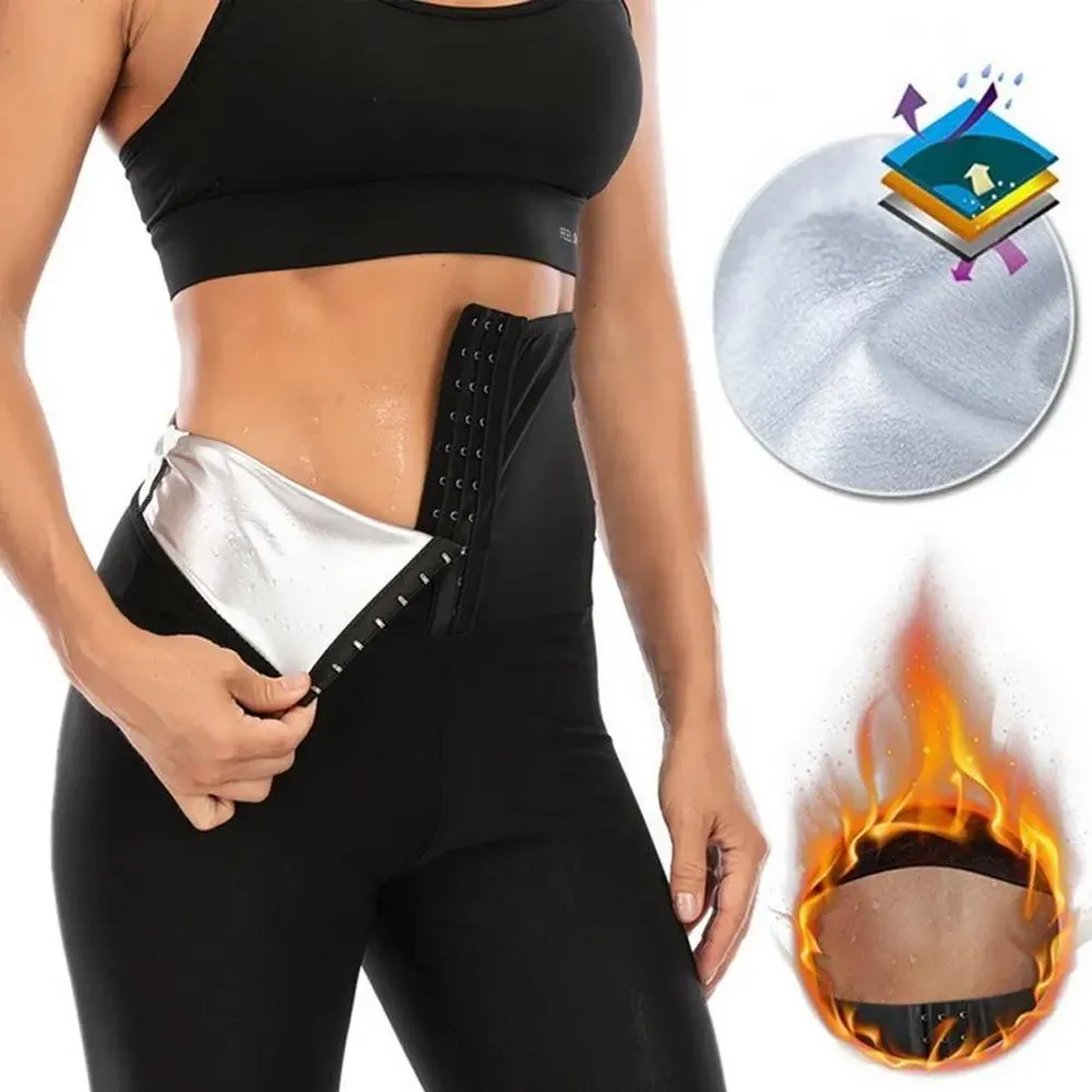 BERMUDA CINTA MODELADORA LEGGING EFEITO SAUNA SHAPER PM Preto