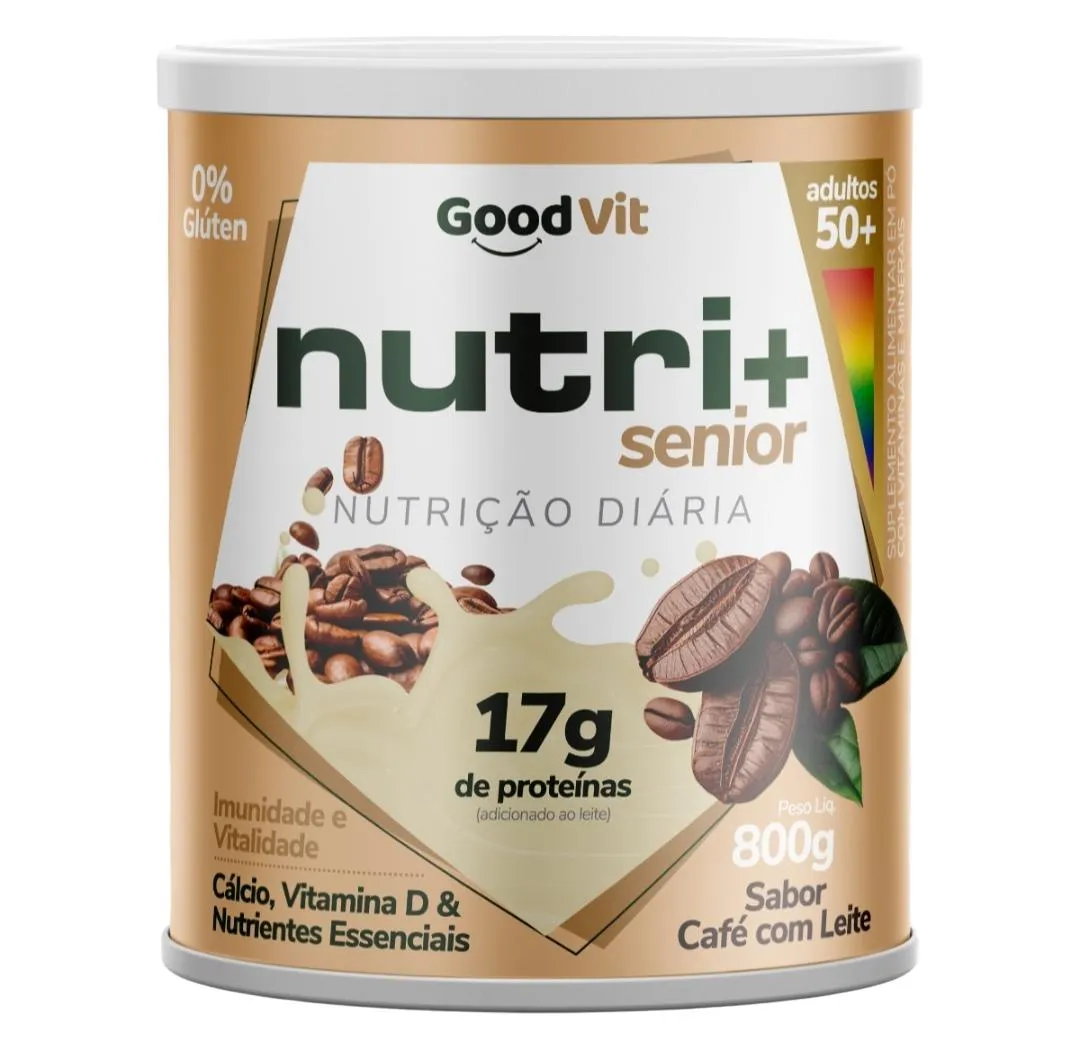 SUPLEMENTO ALIMENTAR NUTRI+ SêNIOR 50+ CAFé COM LEITE 800G