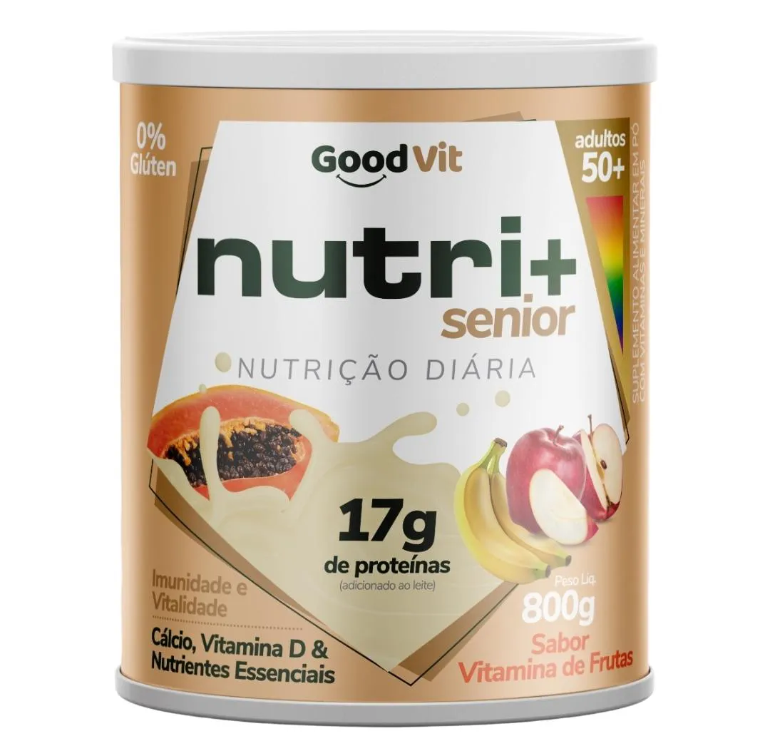SUPLEMENTO ALIMENTAR NUTRI + SêNIOR 50+ VITAMINA DE FRUTAS 800G
