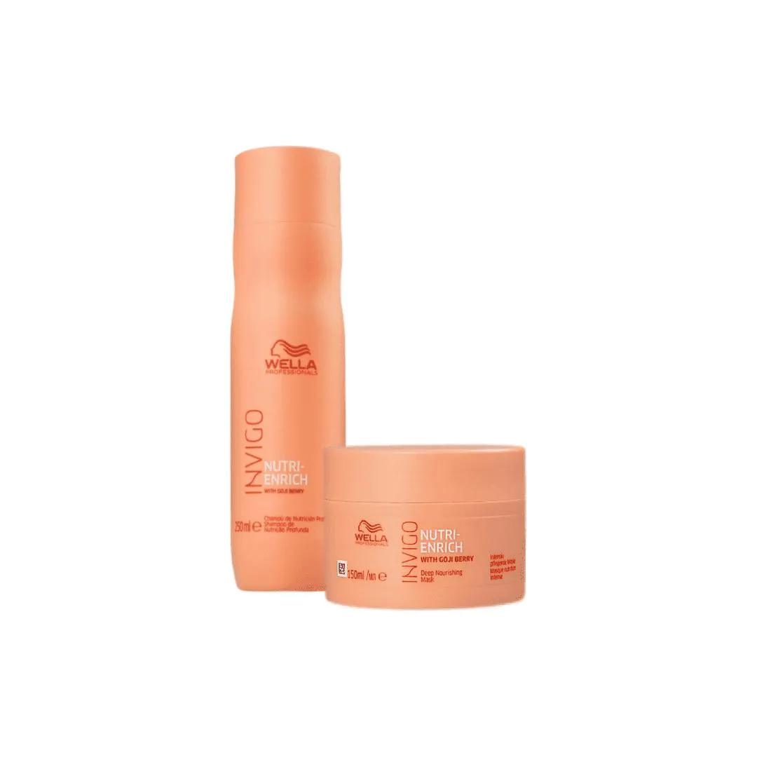 KIT WELLA INVIGO NUTRI ENRICH SHAMPOO 250ML + MáSCARA 150ML