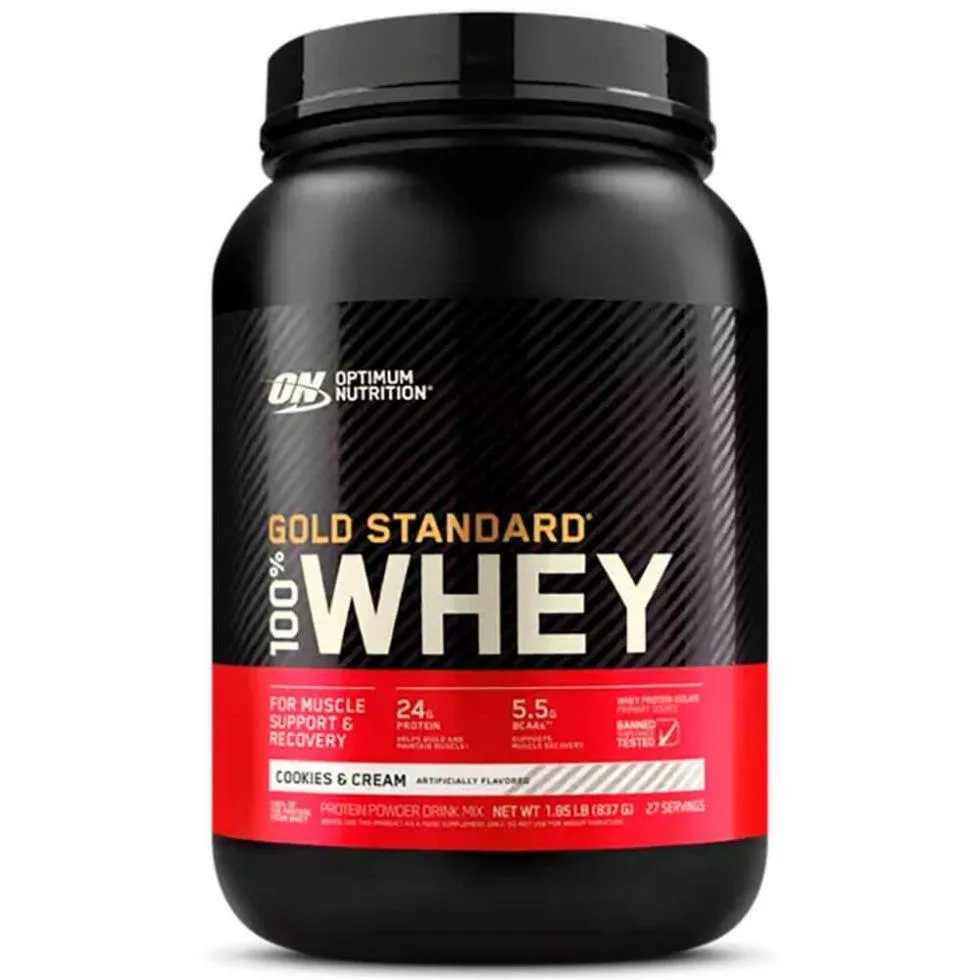 100% WHEY PROTEIN GOLD STANDARD (907G) - SABOR: COOKIES E CREAM