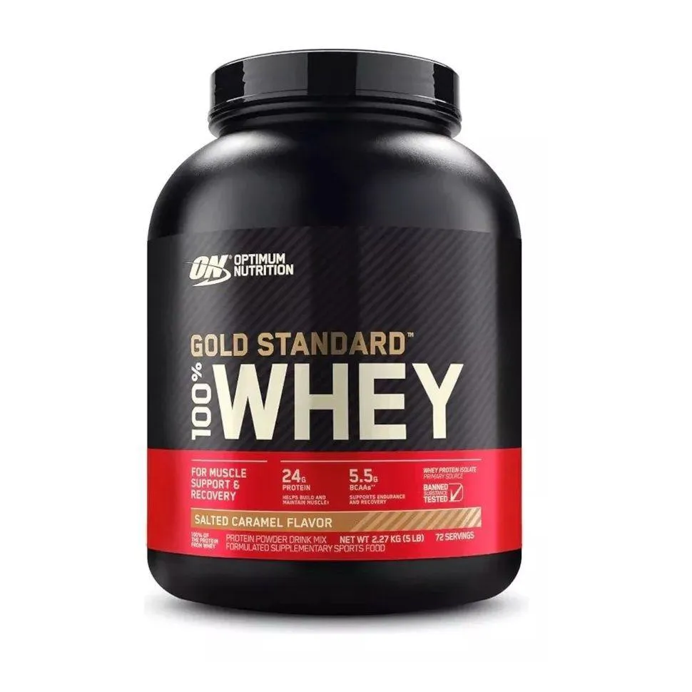 100% WHEY PROTEIN GOLD STANDARD (2,270KG) - SABOR: SALTED CARAMEL