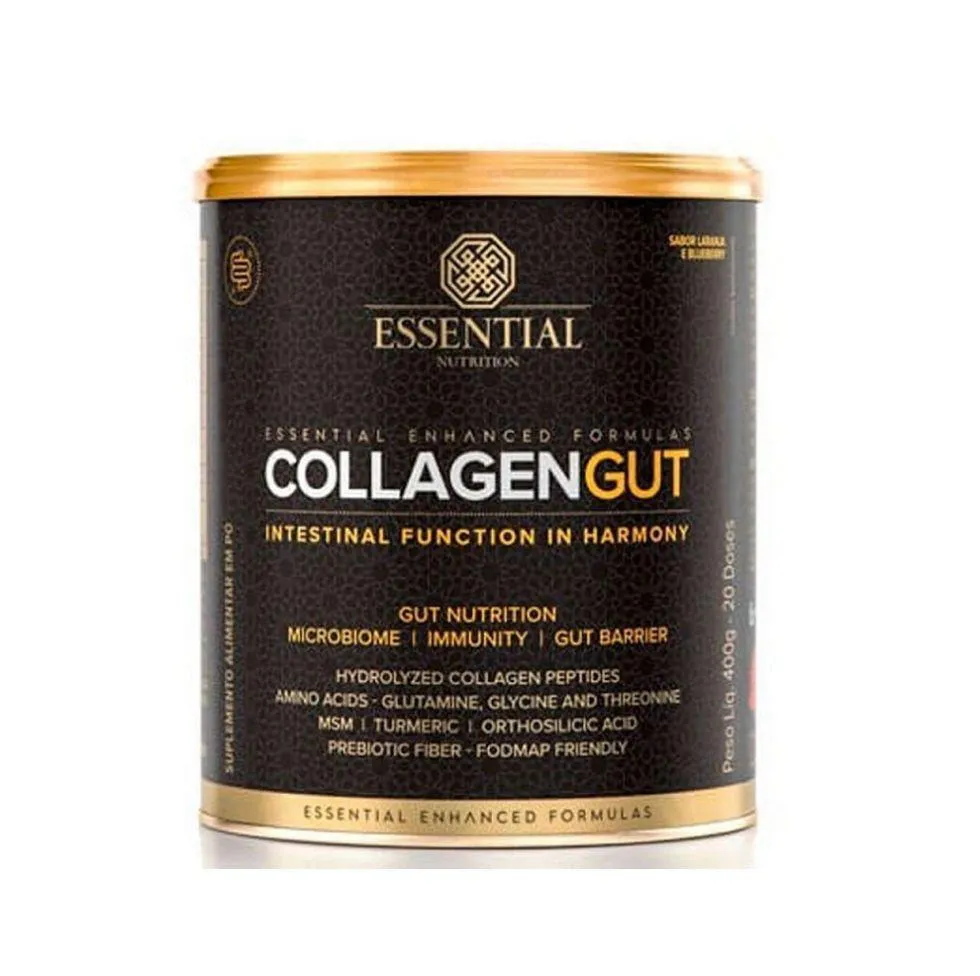 COLLAGEN GUT - SABOR: LARANJA E BLUEBERRY (400G)