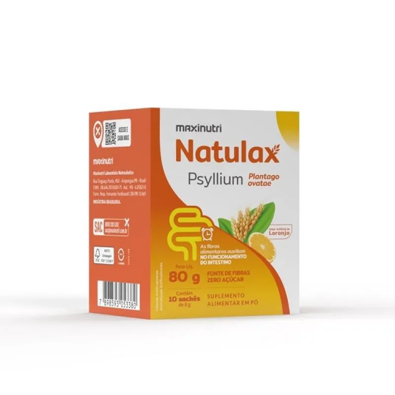 NATULAX PSYLLIUM DISPLAY (10 SACHêS 8G) - PADRãO: ÚNICO