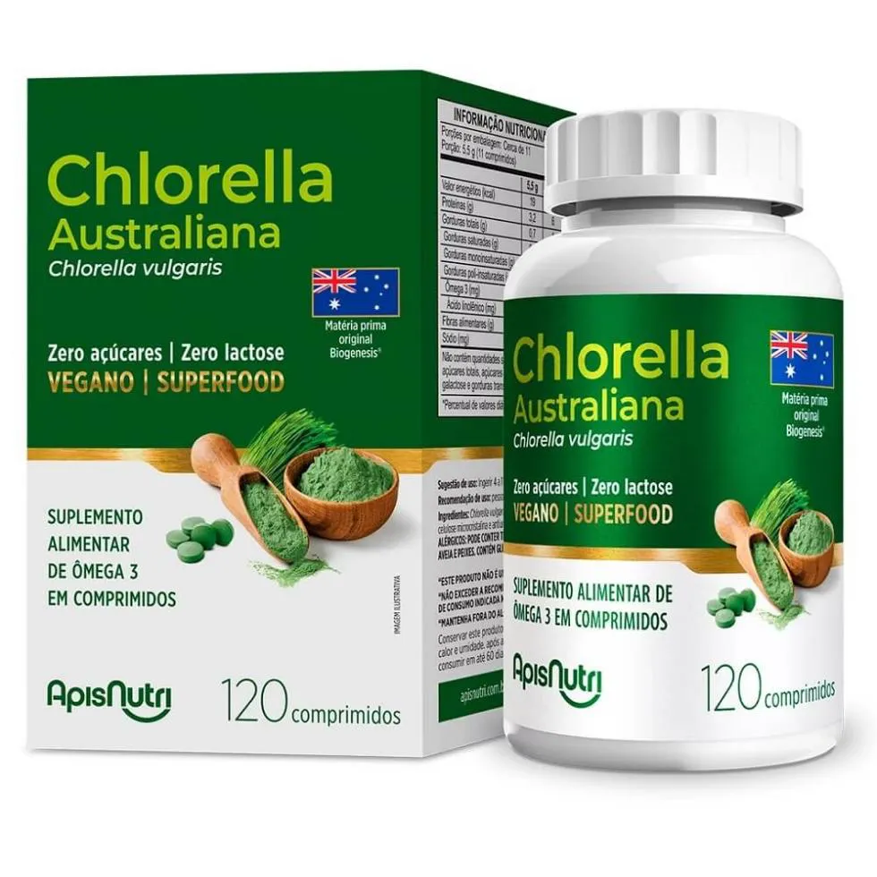 CHLORELLA - 400MG (120 COMP) - PADRãO: ÚNICO