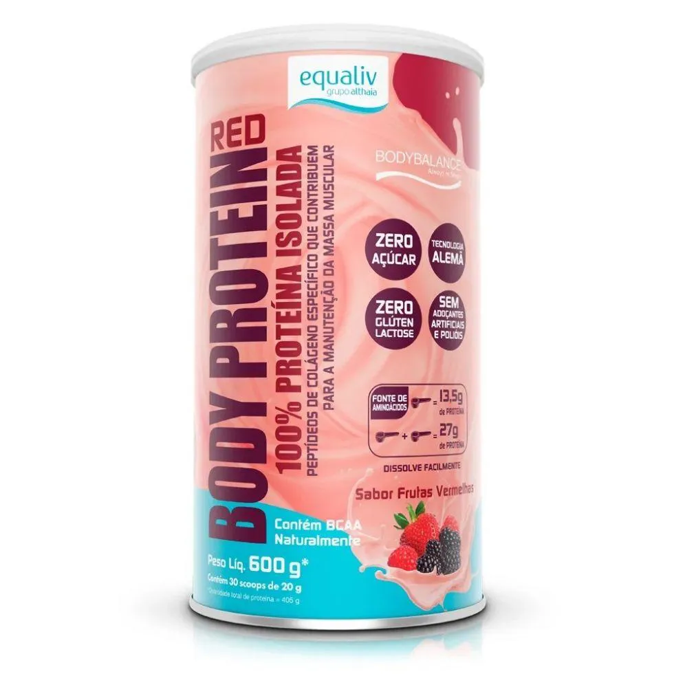 BODY PROTEIN (600G) - SABOR: FRUTAS VERMELHAS
