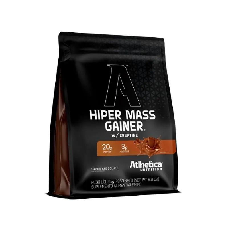 HIPER MASS GAINER W/ CREATINE (3KG) - SABOR: CHOCOLATE