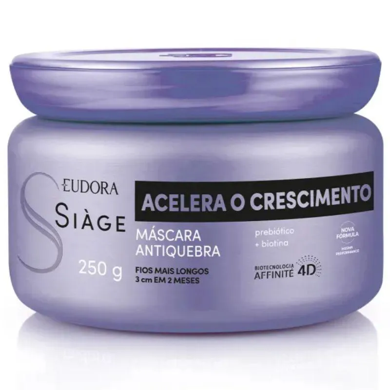 MáSCARA CAPILAR SIàGE ACELERA O CRESCIMENTO 250G - EUDORA