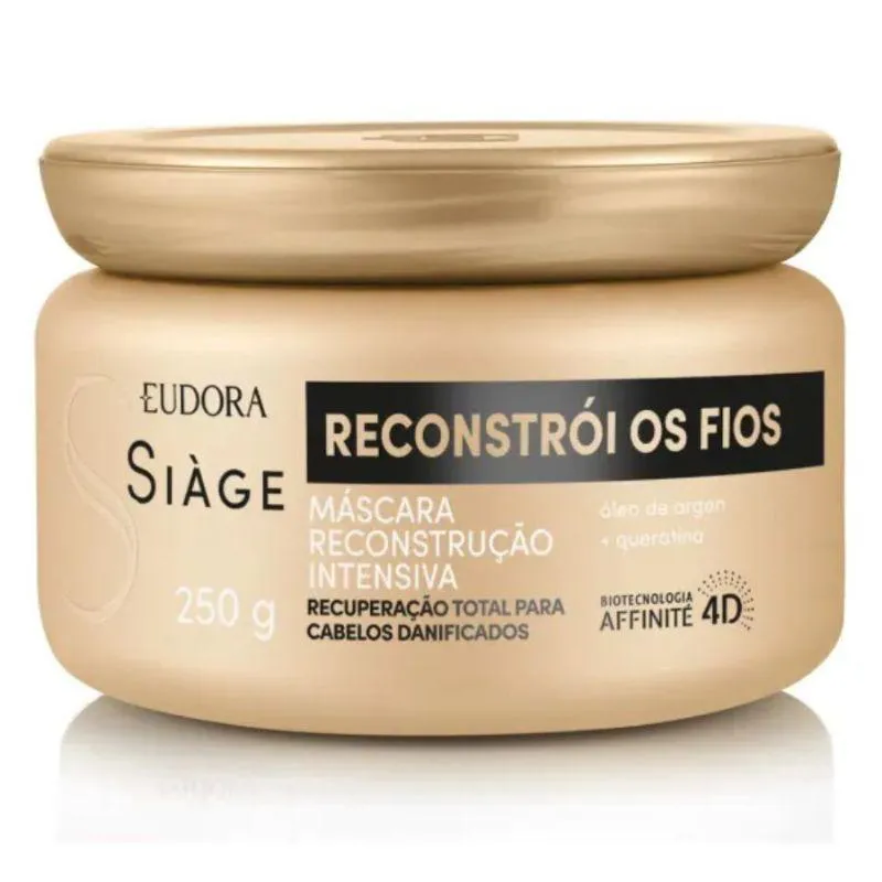 MáSCARA CAPILAR SIàGE RECONSTRóI OS FIOS 250G - EUDORA