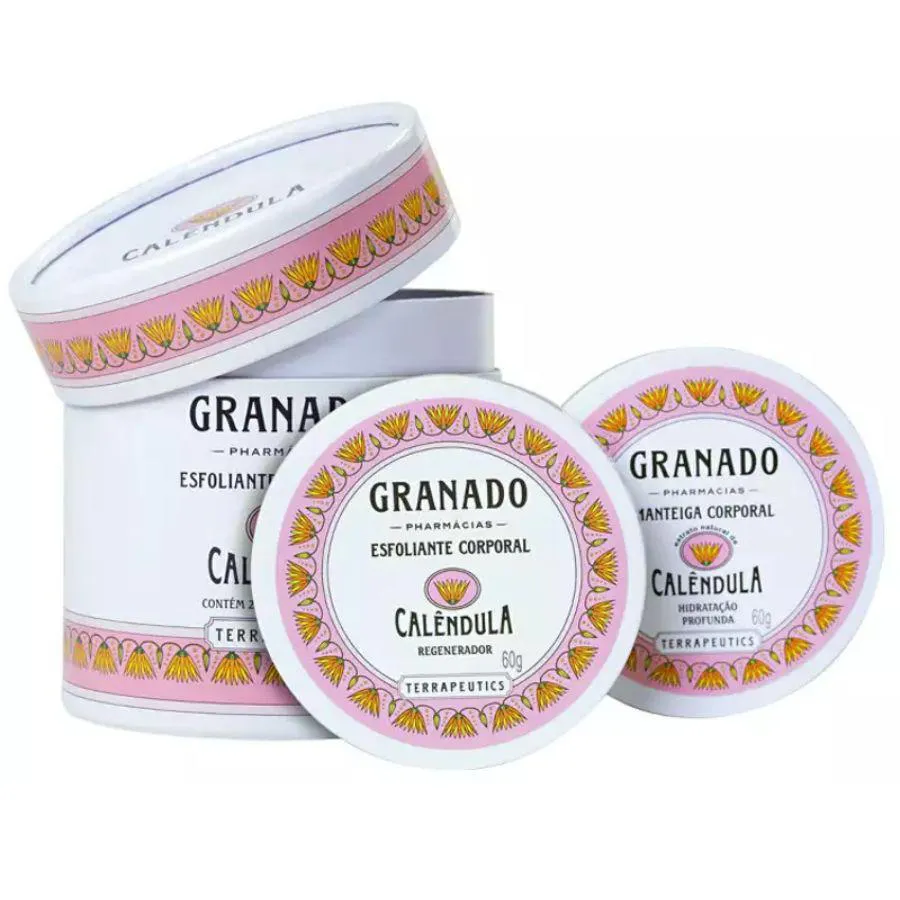 Kit Manteiga Calêndula 60g + Esfoliante Calêndula 60g - granado