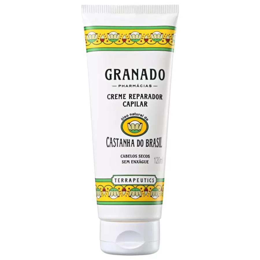 CREME REPARADOR CAPILAR TERRAPEUTICS CASTANHA 120ML - GRANADO