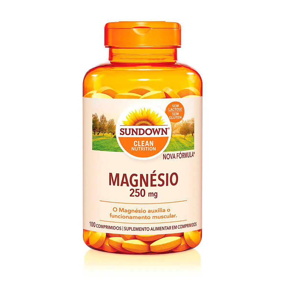 Magnésio Sundown 250mg 100 comprimidos