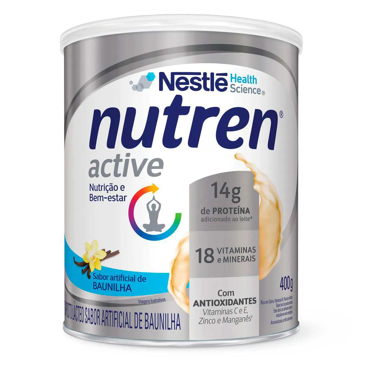 Suplemento Alimentar Nutren Active Nestlé Baunilha com 400g