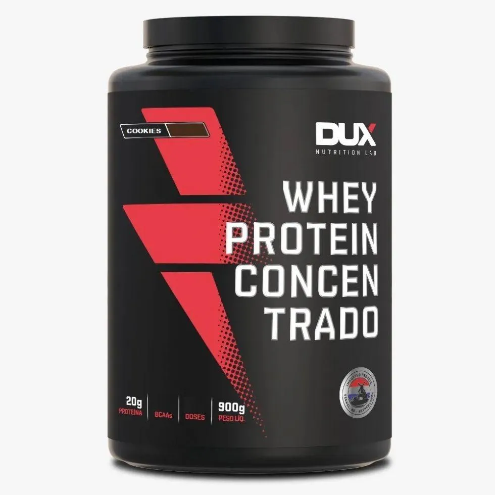 WHEY PROTEIN CONCENTRADO POTE (900G) - SABOR: COOKIES
