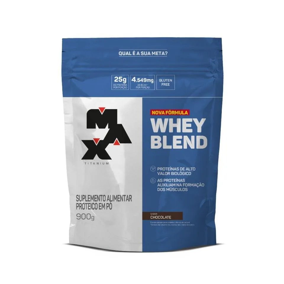 WHEY BLEND REFIL (900G) - SABOR: CHOCOLATE
