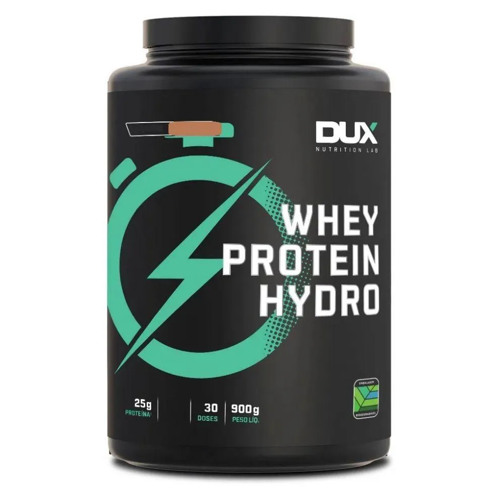 WHEY PROTEIN HIDROLISADO POTE (900G) - SABOR: CHOCOLATE