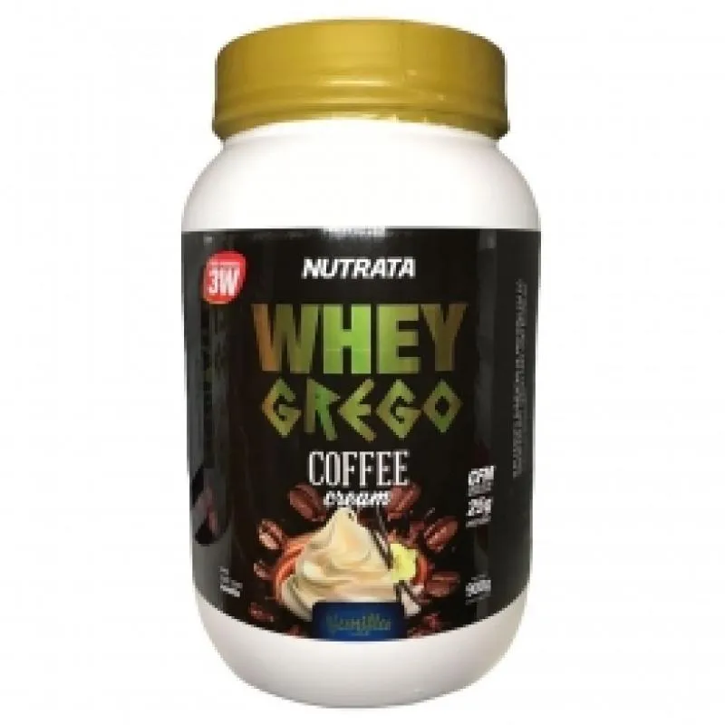 WHEY GREGO (900G) - SABOR: COFFEE CREAM BAUNILHA