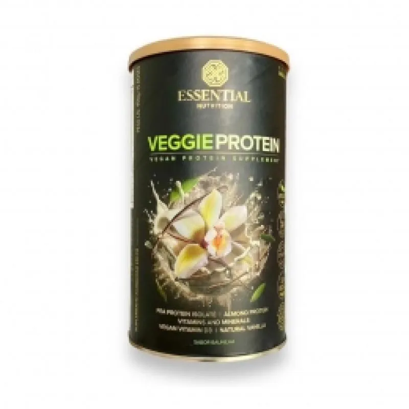 VEGGIE PROTEIN 100% VEGETAL LATA - SABOR: BAUNILHA (450G)