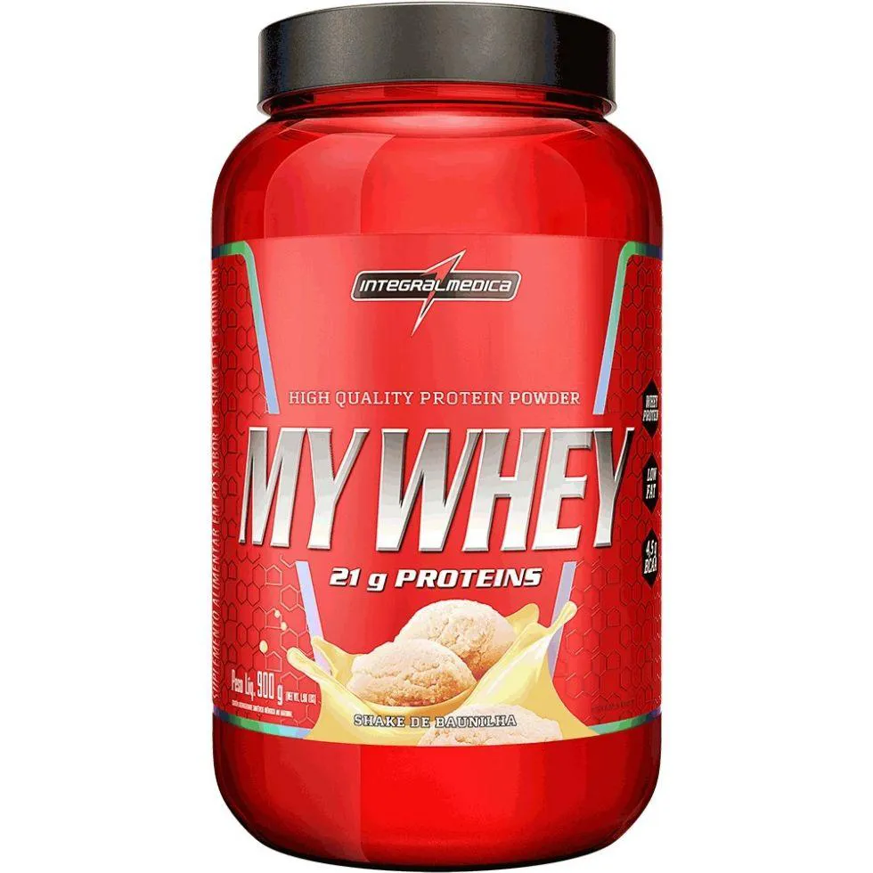 MY WHEY (900G) - SABOR: SHAKE DE BAUNILHA