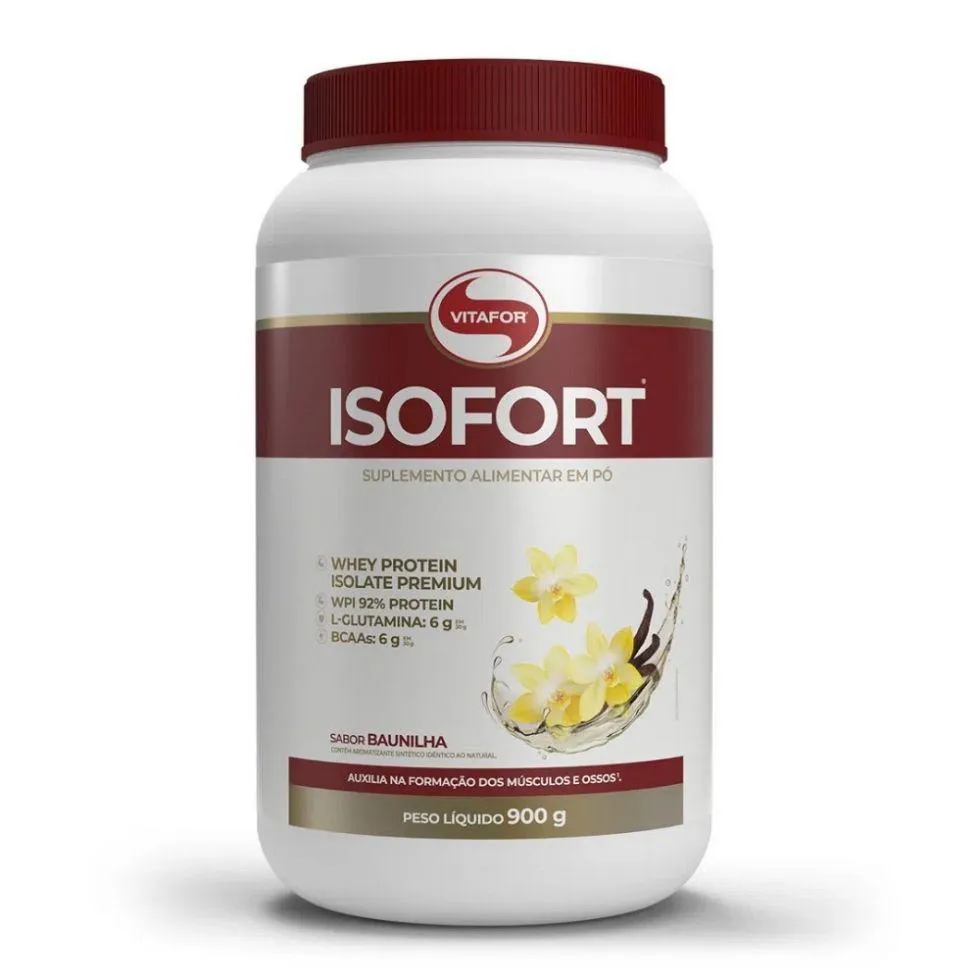 ISOFORT (900G) - SABOR: BAUNILHA