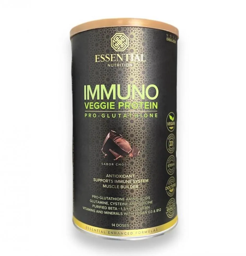 IMMUNO VEGGIE PROTEIN PRO GLUTATHIONE LATA - SABOR: CHOCOLATE (512,4G)