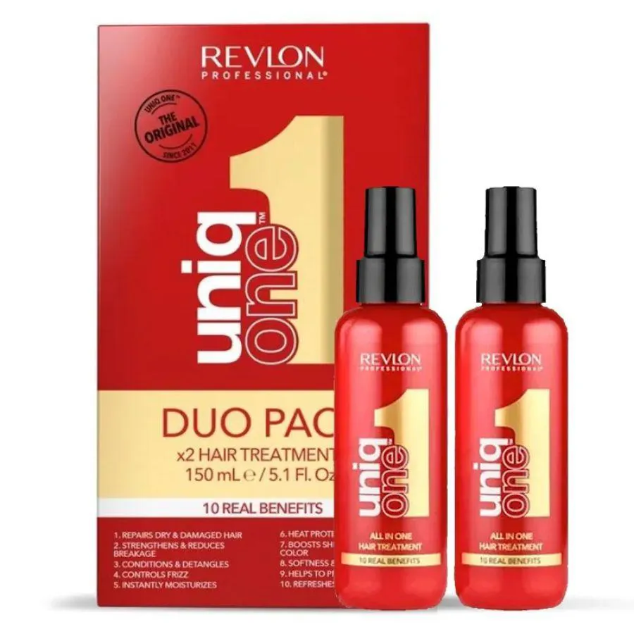 KIT 2 UNIQ ONE ALL IN ONE HAIR TREATMENT 150ML CADA - REVLON