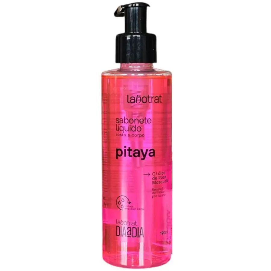 SABONETE LíQUIDO ROSTO E CORPO PITAYA 190ML - LABOTRAT