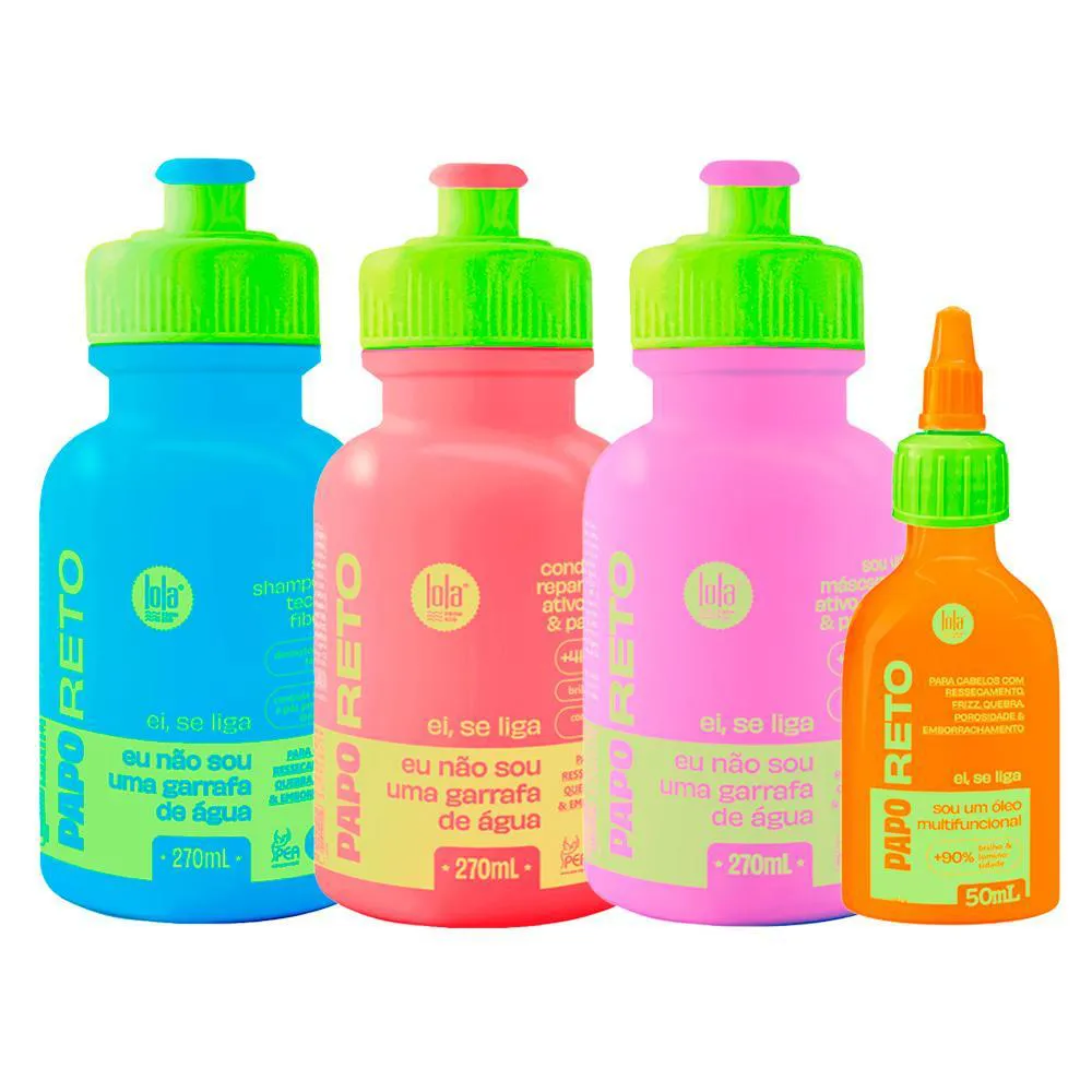 KIT LOLA FROM RIO PAPO RETO - 4 PRODUTOS