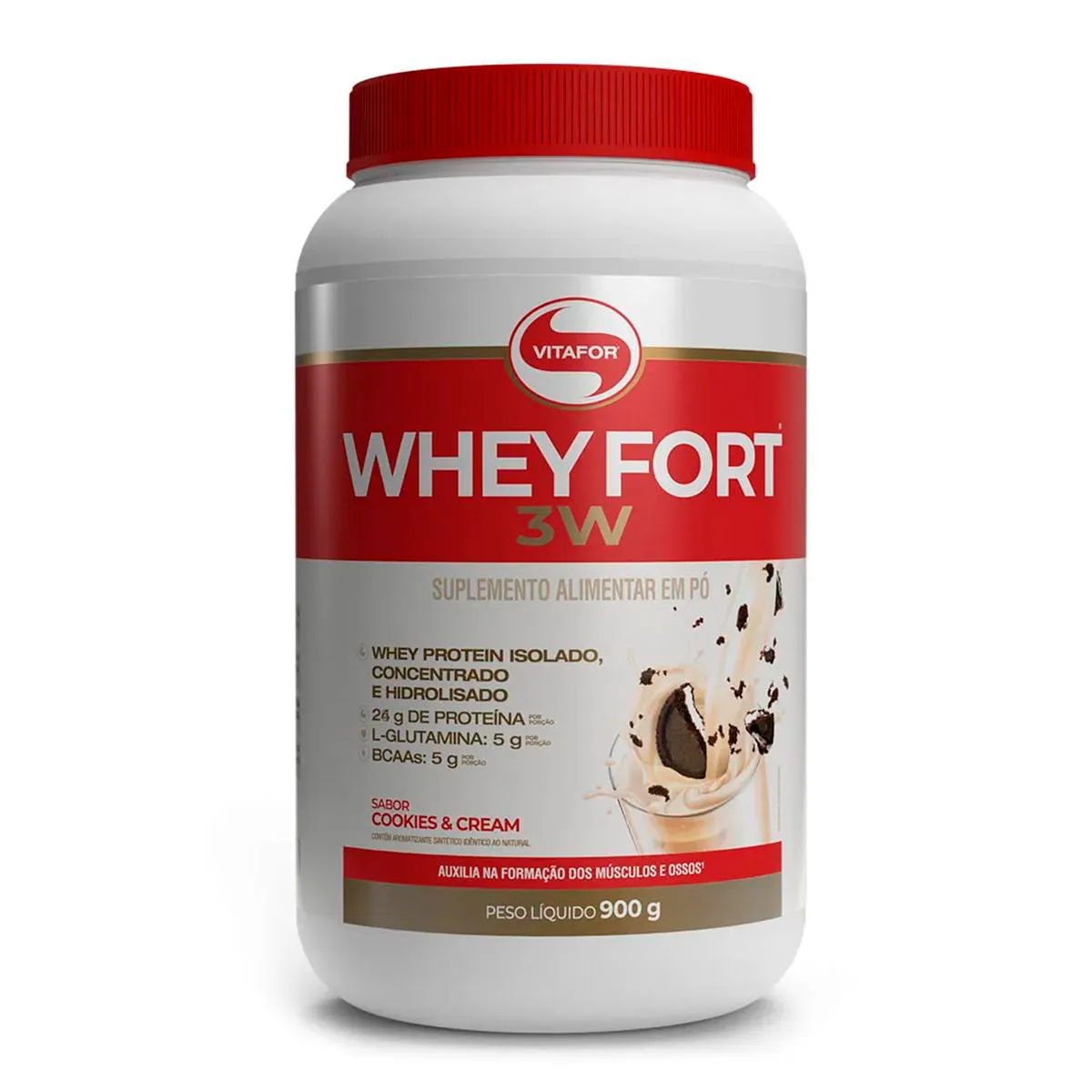Whey Fort 3W Vitafor Cookies & Cream 900G