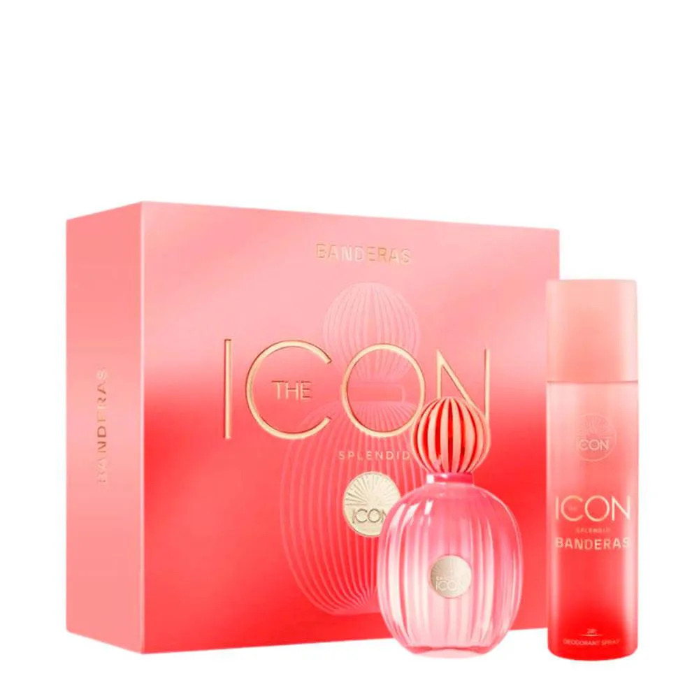 KIT BANDERAS THE ICON SPLENDID FOR HER - EAU DE PARFUM 100ML + DESODORANTE 150ML