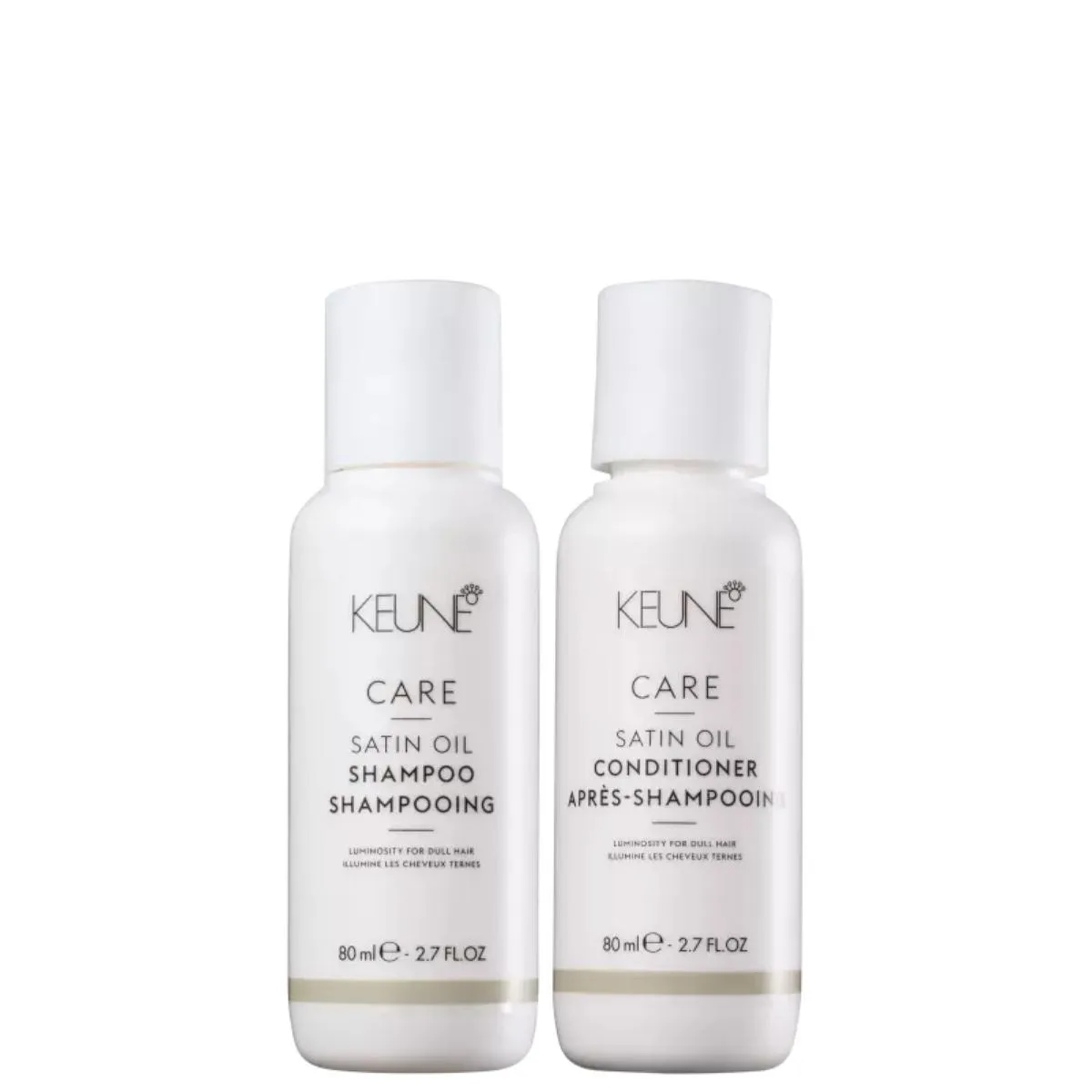 KIT SHAMPOO E CONDICIONADOR SATIN OIL  80ML - KEUNE