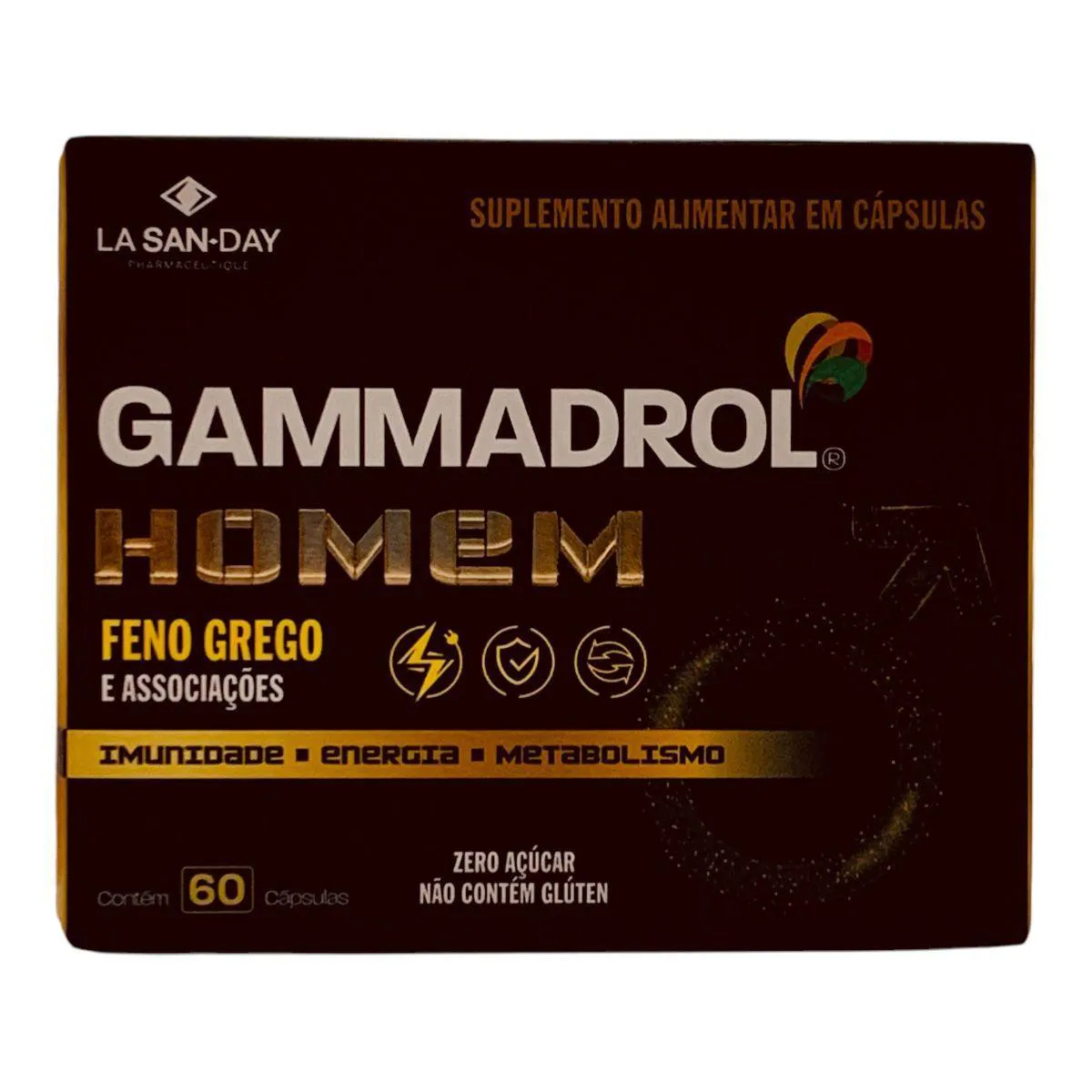GAMMADROL HOMEM FENO GREGO 60 CAPSULAS