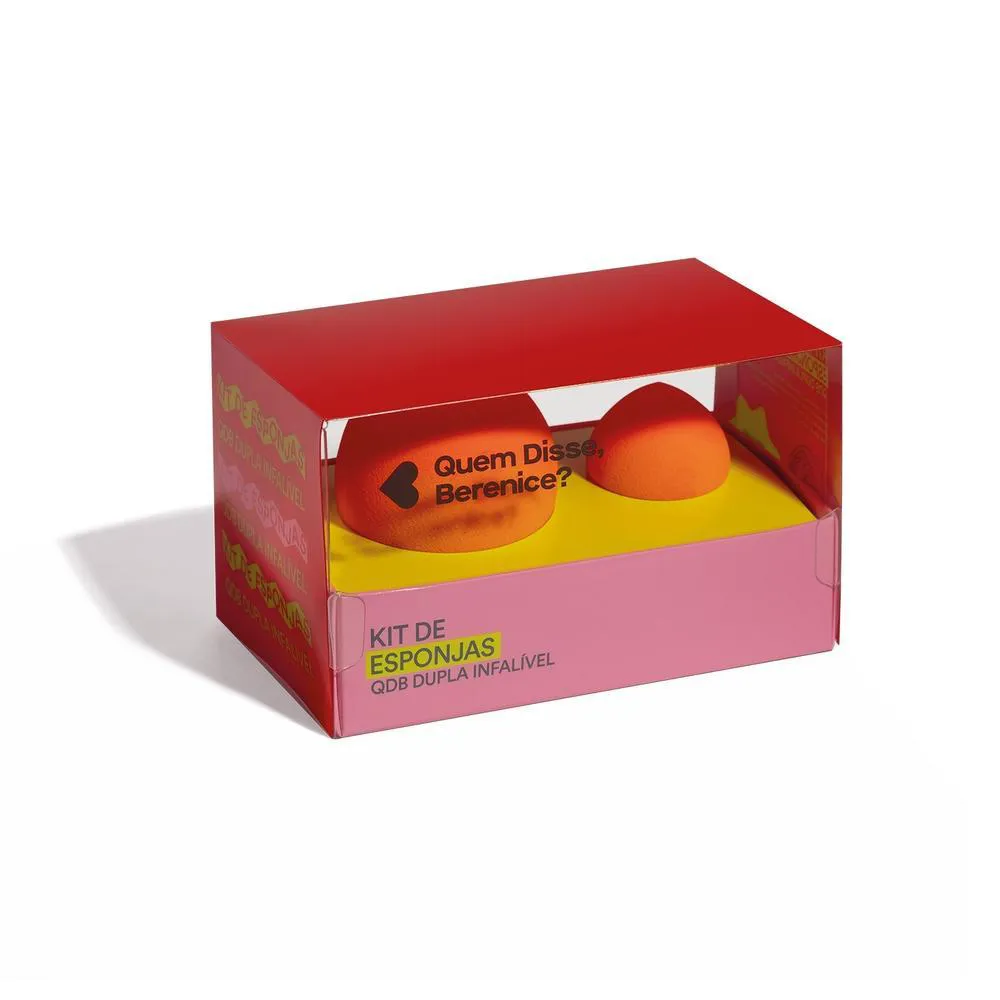QUEM DISSE, BERENICE? KIT DE ESPONJAS DUPLA INFALíVEL (2 ITENS)