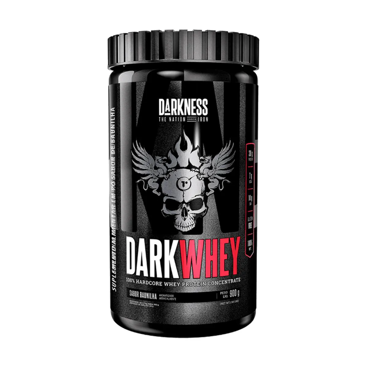 WHEY PROTEIN DK DARK WHEY 900G BAUNILHA DARKNESS