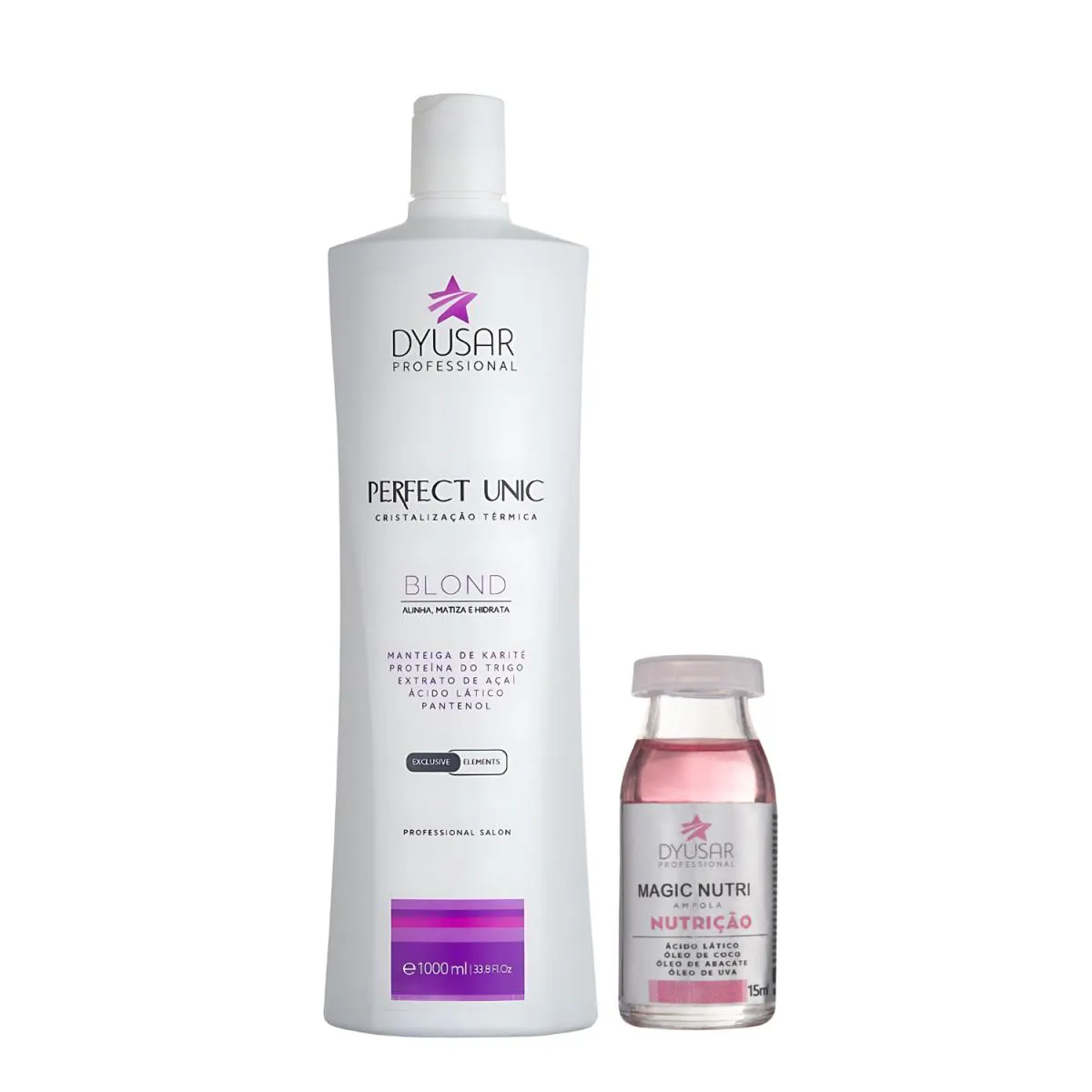UNICPLASTIA BLOND 1L + AMPOLA DE NUTRIçãO DYUSAR