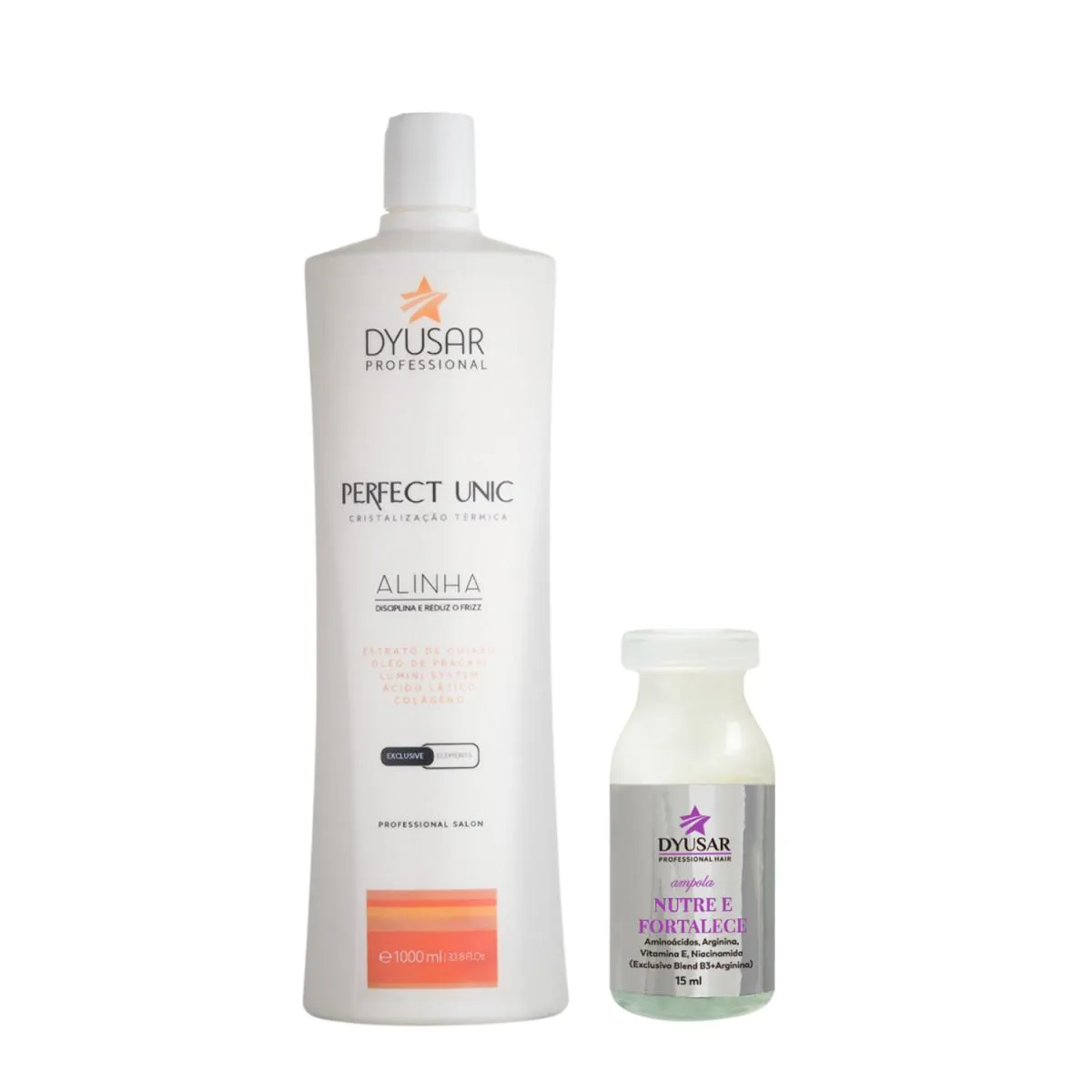 UNICPLASTIA 1L + AMPOLA NUTRE E FORTALEçE DYUSAR