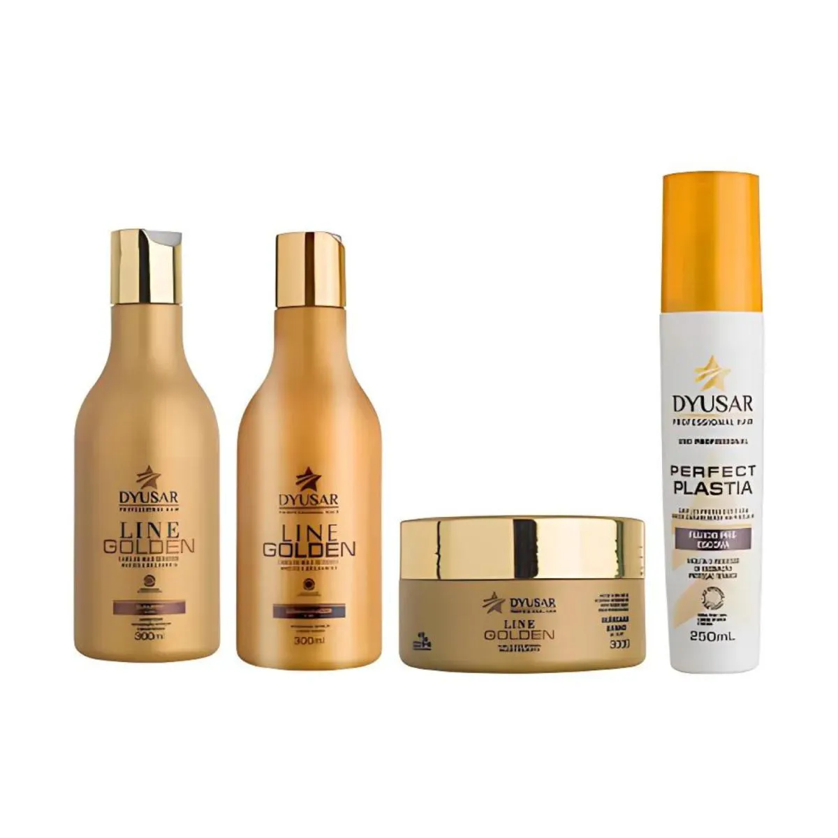 SHAMPOO, MáSCARA, CONDICIONADOR E PROTETOR TéRMICO DYUSAR