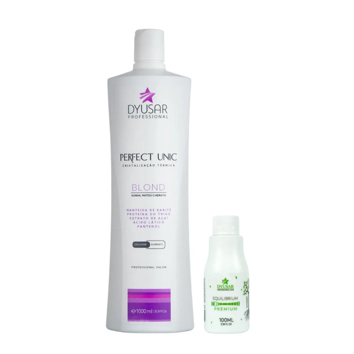 MáSCARA REESTRUTURADORA UNICPLASTIA BLOND 1L + PH 100ML DYUSAR