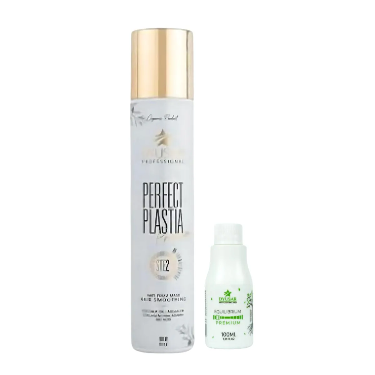 MáSCARA REESTRUTURADORA PERFECTPLASTIA PREMIUM 1L + PH 100ML DYUSAR