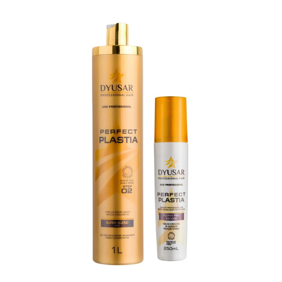 MáSCARA REESTRUTURADORA PERFECTPLASTIA 1L + FLUIDO PRé 250ML DYUSAR
