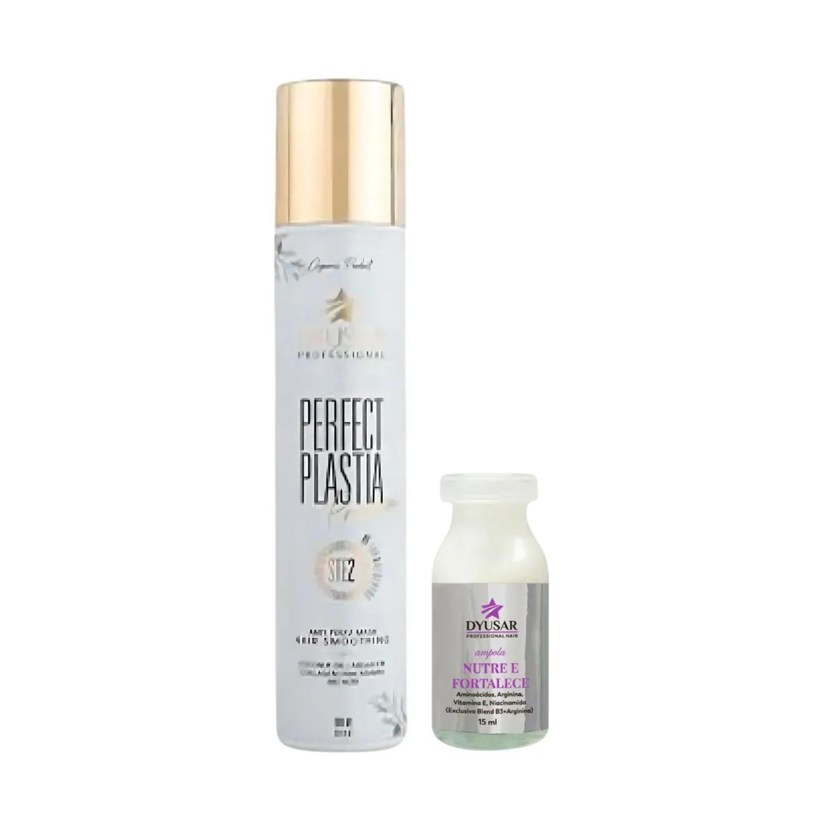 MáSCARA REESTRUTURADORA PERFECT PREMIUM 1L + AMPOLA N E FORTALECE DYUSAR